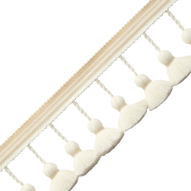 Oceanside Tassel Fringe Trim by Samuel & Sons in Beach