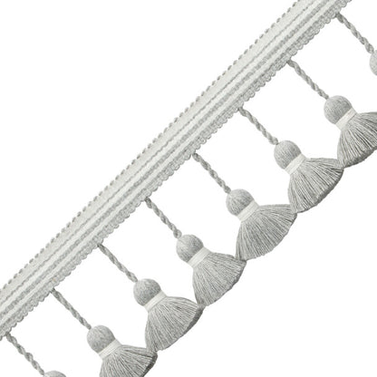 Oceanside Tassel Fringe Trim by Samuel & Sons in Pebble