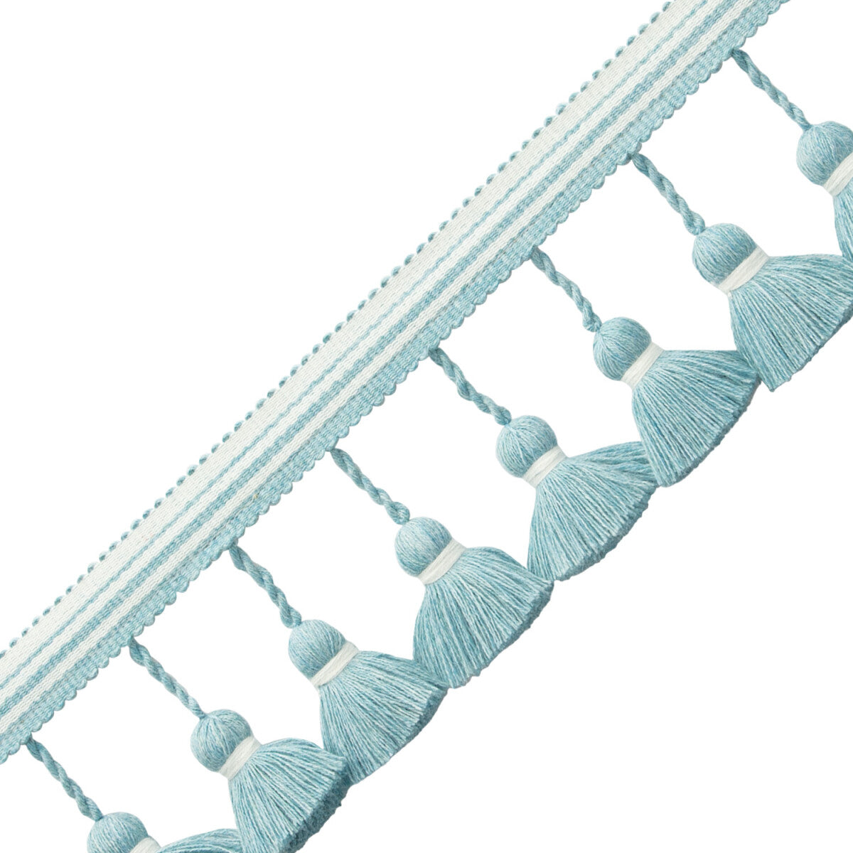 Oceanside Tassel Fringe Trim by Samuel & Sons in Spa
