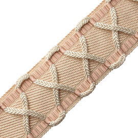 Bagatelle Border Trim by Samuel & Sons in Petal