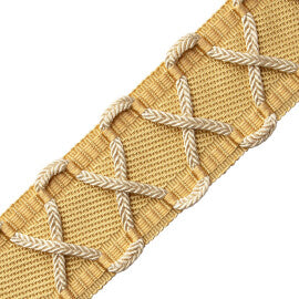 Bagatelle Border Trim by Samuel & Sons in Jonquil