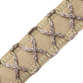 Bagatelle Border Trim by Samuel & Sons in Wisteria