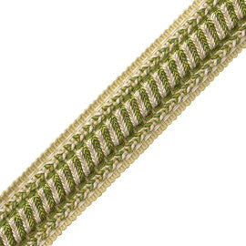 Bagatelle Braid Trim by Samuel & Sons in Fern