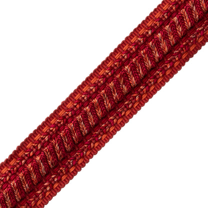 Bagatelle Braid Trim by Samuel & Sons in Scarlet Rose