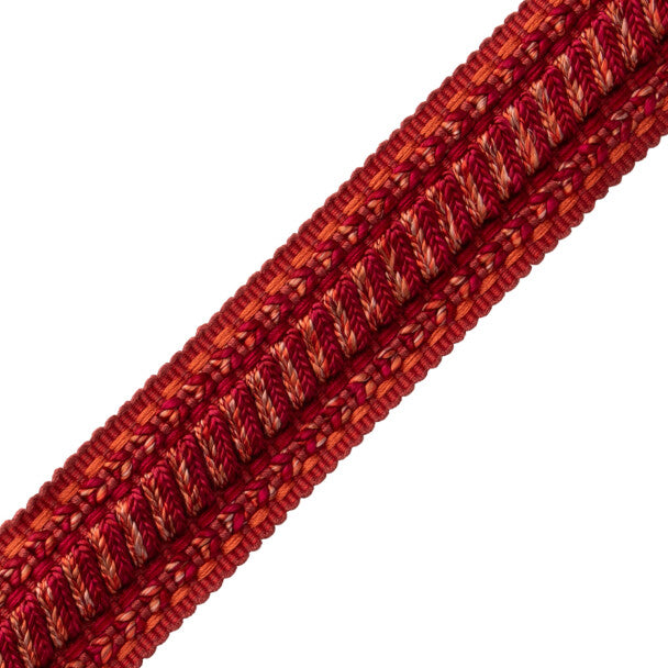 Bagatelle Braid Trim by Samuel & Sons in Scarlet Rose