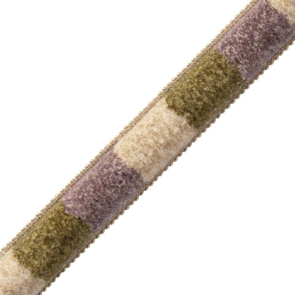 Bagatelle Blocked Marabout Trim by Samuel & Sons in Wisteria