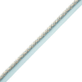 Bagatelle Cord With Tape Trim by Samuel & Sons in Hydrangea