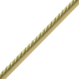 Bagatelle Cord With Tape Trim by Samuel & Sons in Fern
