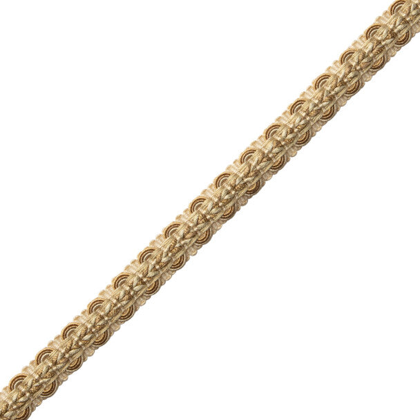 Bagatelle Braided Gimp Trim by Samuel & Sons in Gilded Gold