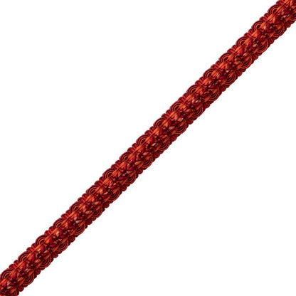Bagatelle Braided Gimp Trim by Samuel & Sons in Scarlet Rose