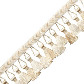 Bagatelle Tassel Fringe Trim by Samuel & Sons in Gardenia