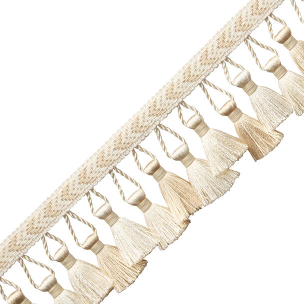Bagatelle Tassel Fringe Trim by Samuel & Sons in Gardenia