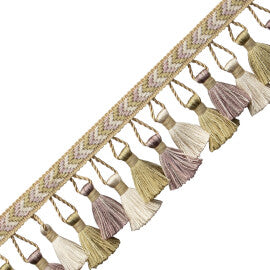 Bagatelle Tassel Fringe Trim by Samuel & Sons in Wisteria