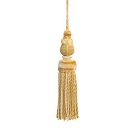 Bagatelle Key Tassel Trim by Samuel & Sons in Jonquil