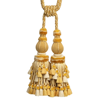 Bagatelle Double Tassel Tieback by Samuel & Sons in Jonquil, TT-60855-04, swatch