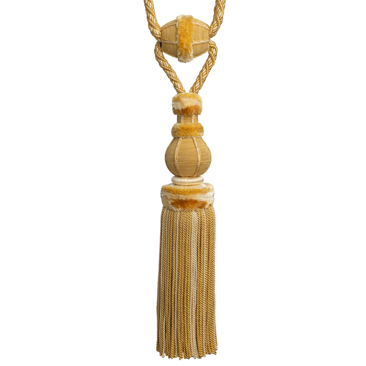 Bagatelle Single Tassel Tieback by Samuel & Sons in Jonquil