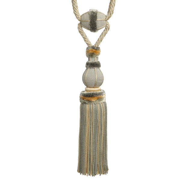Bagatelle Single Tassel Tieback by Samuel & Sons in Dewdrop
