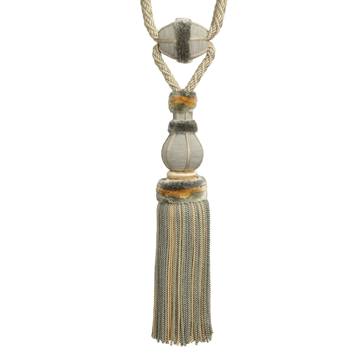 Bagatelle Single Tassel Tieback by Samuel & Sons in Dewdrop