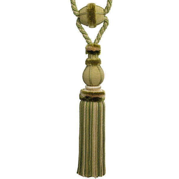 Bagatelle Single Tassel Tieback by Samuel & Sons in Fern