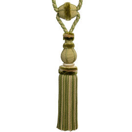 Bagatelle Single Tassel Tieback by Samuel & Sons in Fern