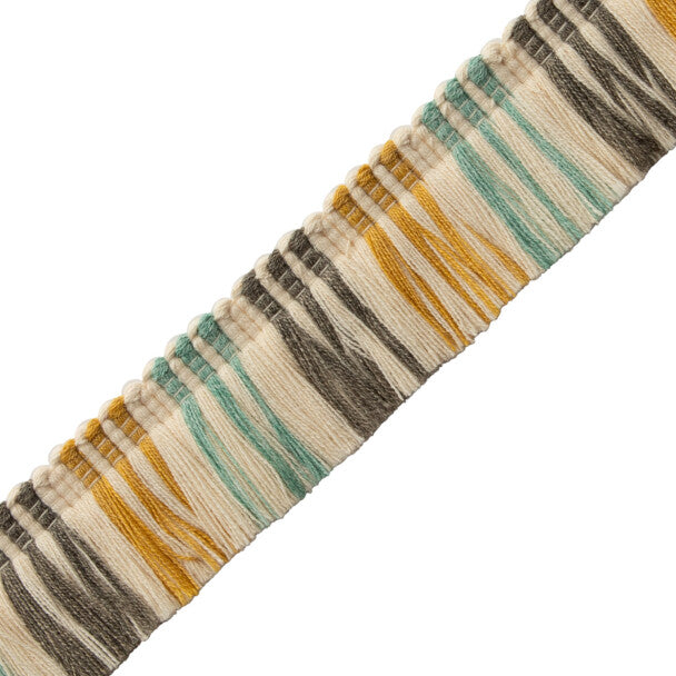 Oceanside Brush Fringe Trim by Samuel & Sons in Sea Grass