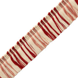 Oceanside Brush Fringe Trim by Samuel & Sons in Berry