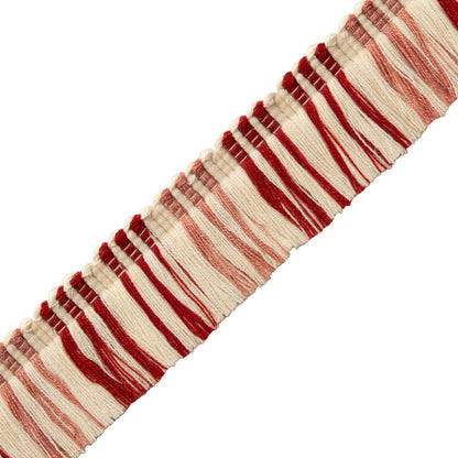 Oceanside Brush Fringe Trim by Samuel & Sons in Berry