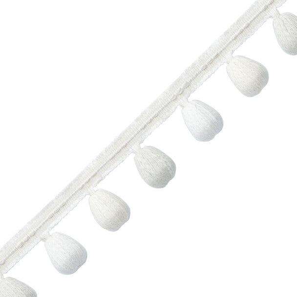 Cavallo Beaded Fringe Trim by Samuel & Sons in Sail