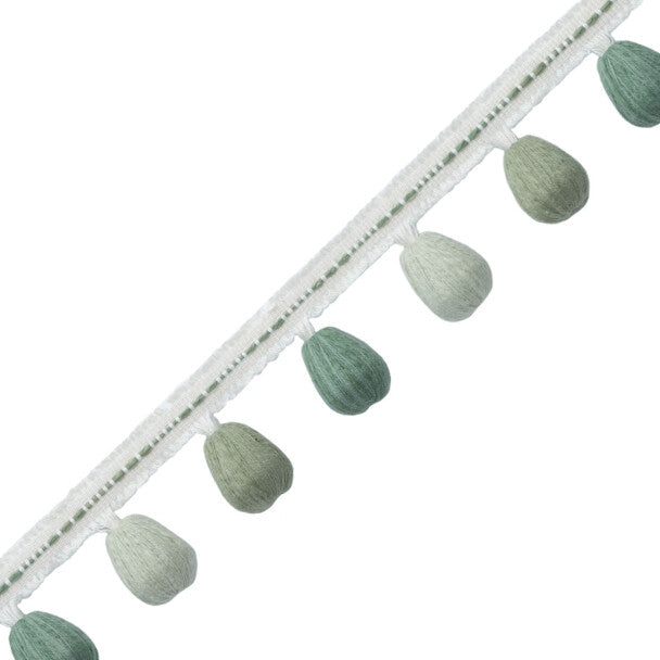 Cavallo Beaded Fringe Trim by Samuel & Sons in Willow