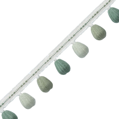 Cavallo Beaded Fringe Trim by Samuel & Sons in Willow