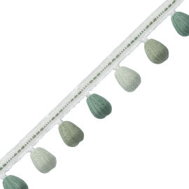 Cavallo Beaded Fringe Trim by Samuel & Sons in Willow