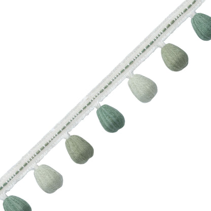 Cavallo Beaded Fringe Trim by Samuel & Sons in Willow