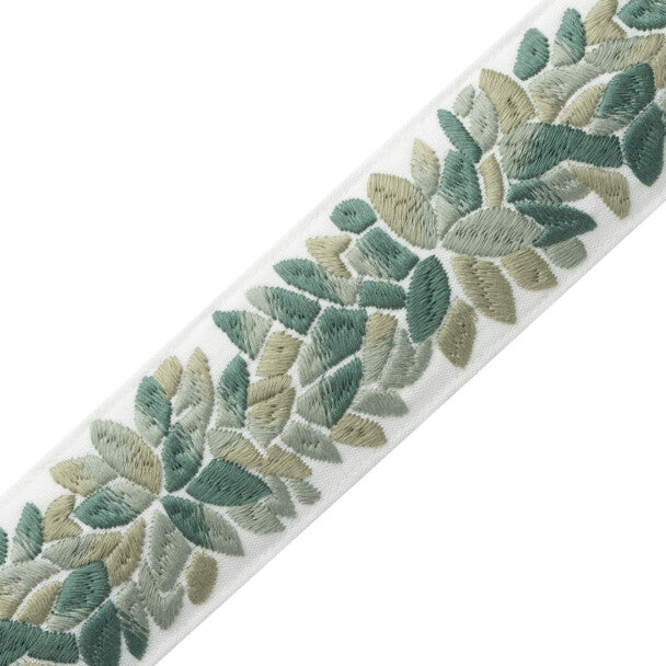 Corsica Botanical Border Trim by Samuel & Sons in Willow