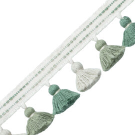 Cavallo Tassel Fringe Trim by Samuel & Sons in Willow