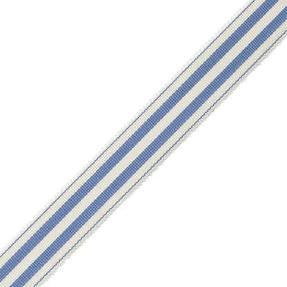 Mds 1" (26 Mm) Stripe Border Trim by Samuel & Sons in Iris