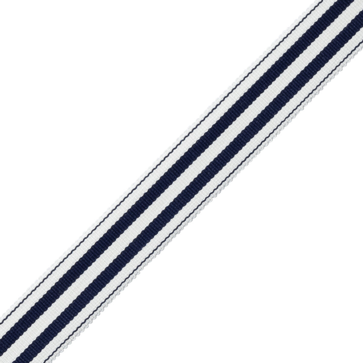 Mds 1" (26 Mm) Stripe Border Trim by Samuel & Sons in Sapphire
