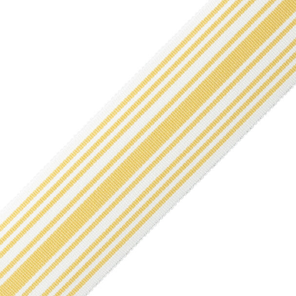 Mds 2" (51 Mm) Stripe Border Trim by Samuel & Sons in Jonquil