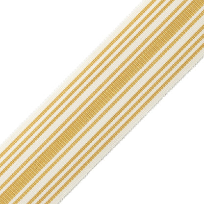 Mds 2" (51 Mm) Stripe Border Trim by Samuel & Sons in Wheat