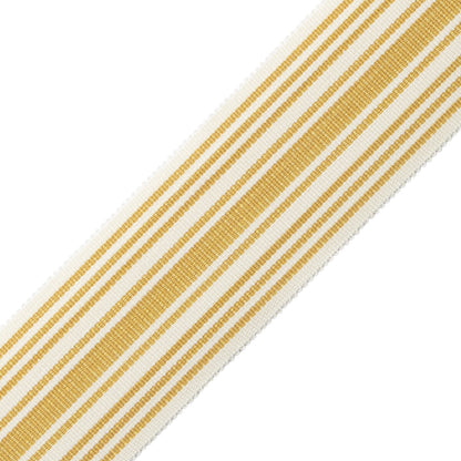 Mds 2" (51 Mm) Stripe Border Trim by Samuel & Sons in Wheat