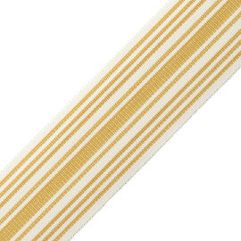 Mds 2" (51 Mm) Stripe Border Trim by Samuel & Sons in Wheat