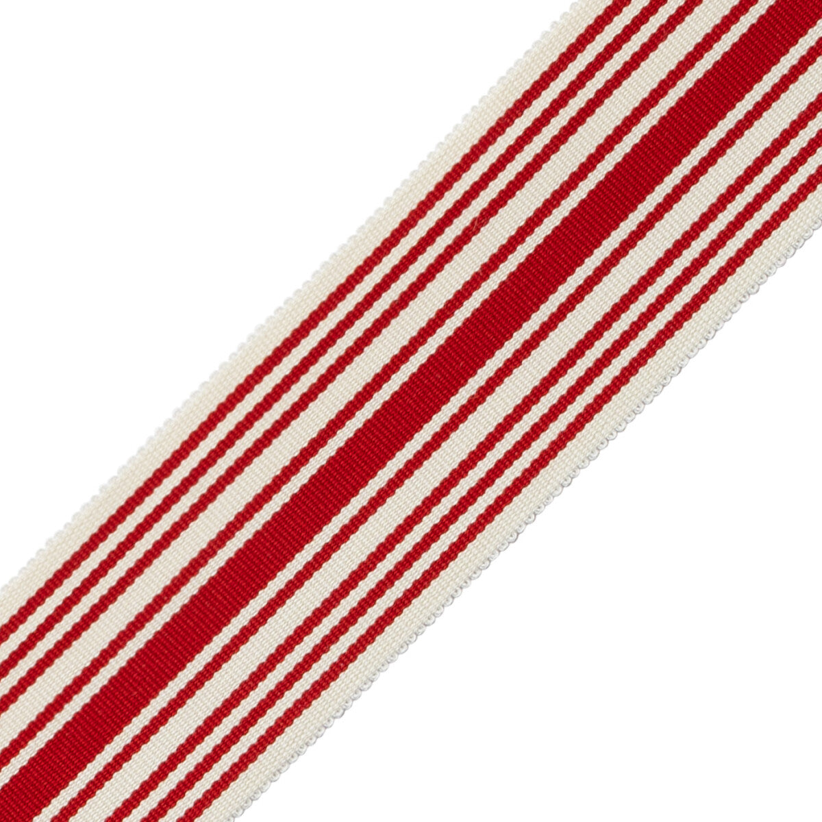 Mds 2" (51 Mm) Stripe Border Trim by Samuel & Sons in Red