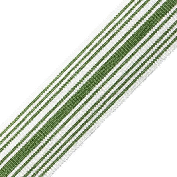 Mds 2" (51 Mm) Stripe Border Trim by Samuel & Sons in Fern
