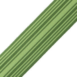 Mds 2" (51 Mm) Stripe Border Trim by Samuel & Sons in Evergreen