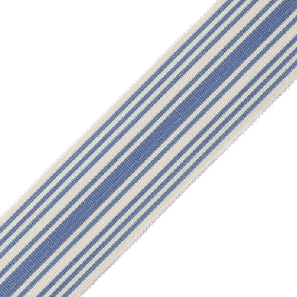 Mds 2" (51 Mm) Stripe Border Trim by Samuel & Sons in Iris