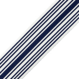Mds 2" (51 Mm) Stripe Border Trim by Samuel & Sons in Sapphire