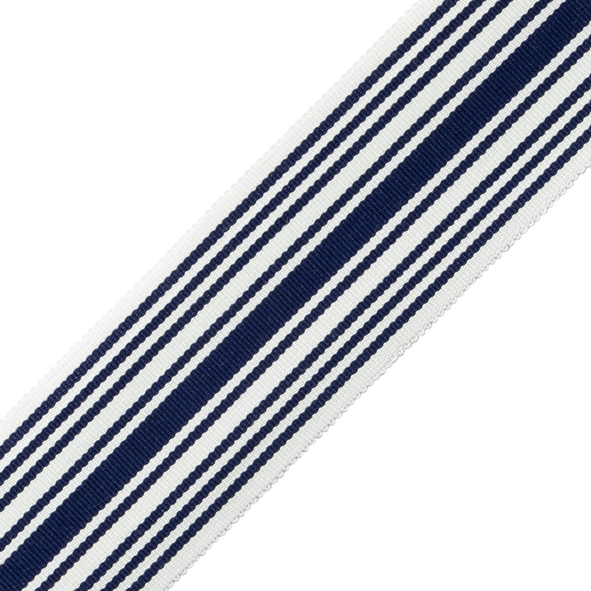Mds 2" (51 Mm) Stripe Border Trim by Samuel & Sons in Sapphire