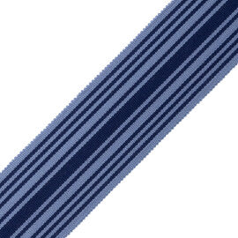 Mds 2" (51 Mm) Stripe Border Trim by Samuel & Sons in Navy