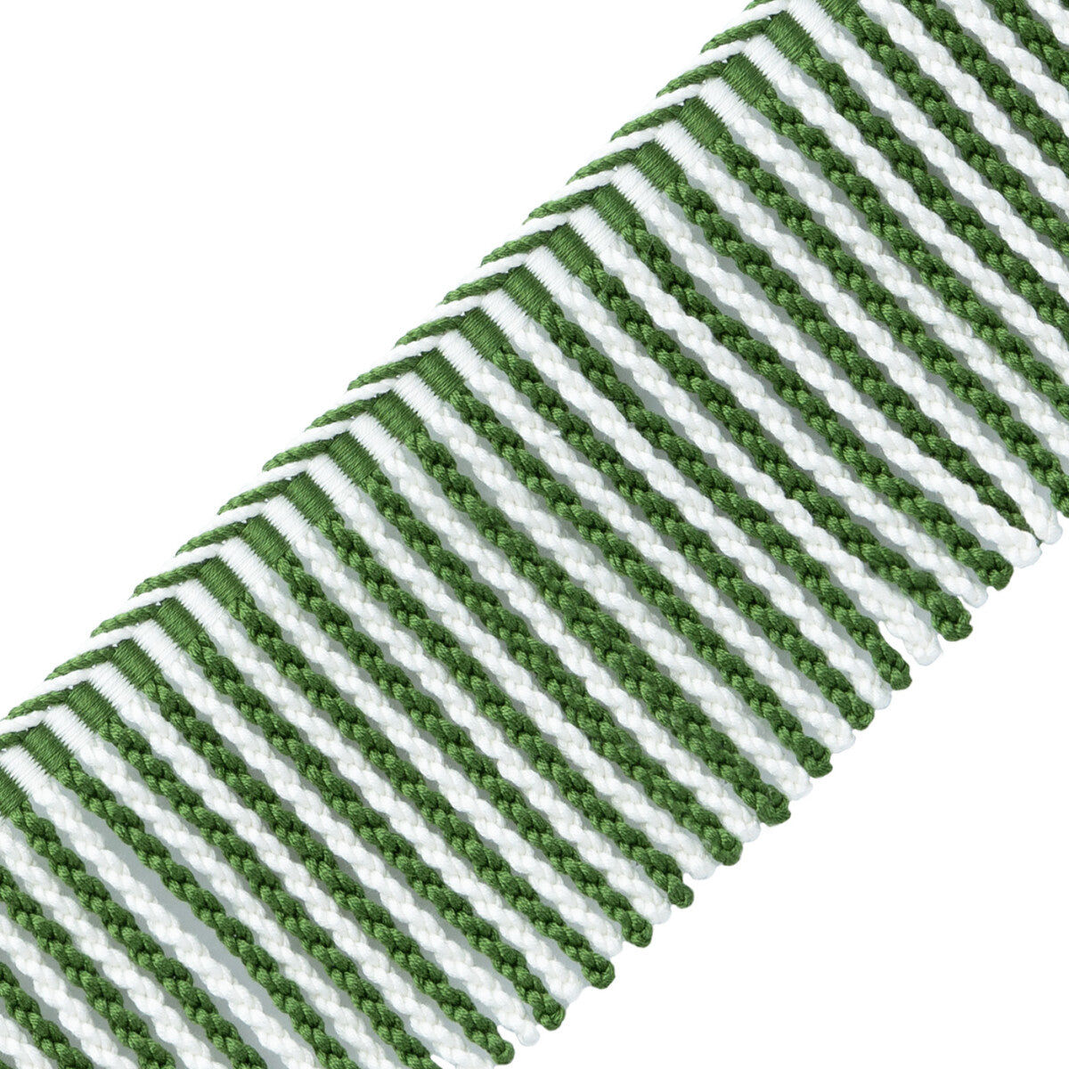 Mds 3" (76 Mm) Stripe Bullion Fringe Trim by Samuel & Sons in Fern