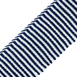 Mds 3" (76 Mm) Stripe Bullion Fringe Trim by Samuel & Sons in Sapphire