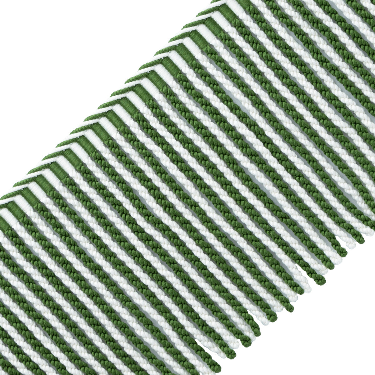 Mds 8.25" (21 Cm) Stripe Bullion Fringe Trim by Samuel & Sons in Fern